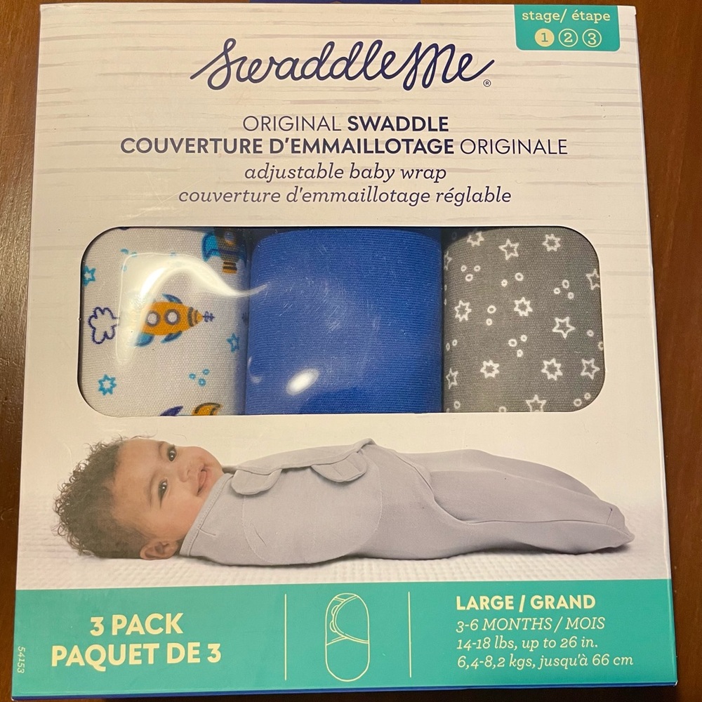 NIB SwaddleMe 3-Pack